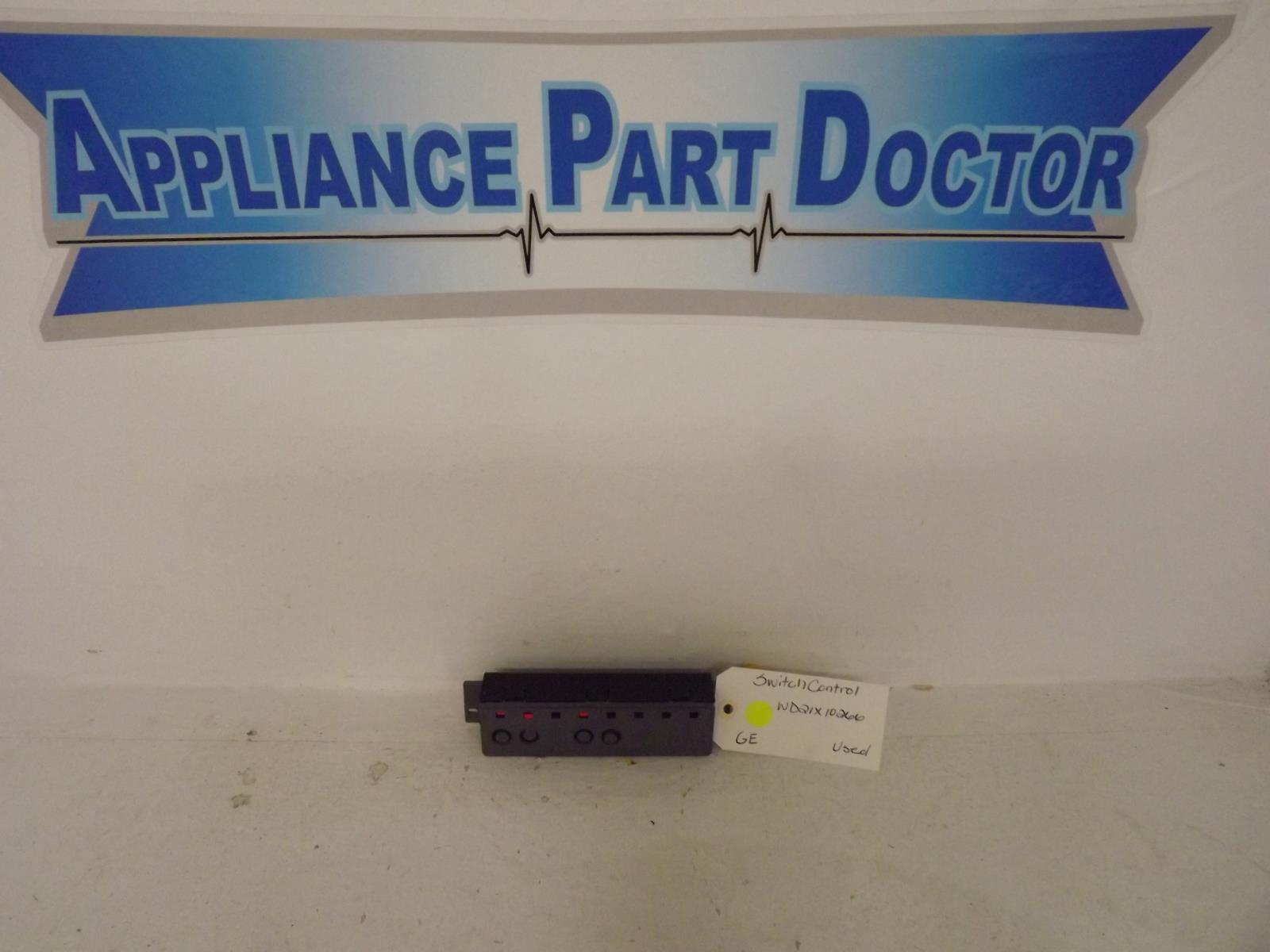 GE Dishwasher WD21X10266 Switch Control Used GE Dishwasher WD21X10266 Switch Control Used